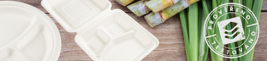 Obaly a nádobí z cukrové třtiny